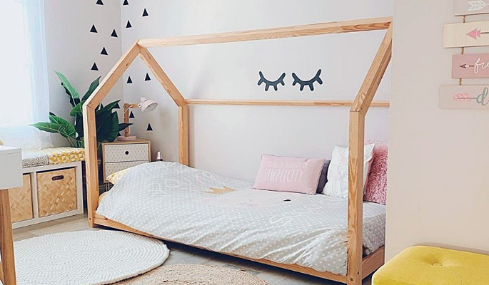 Drewniane łóżka dla dzieci